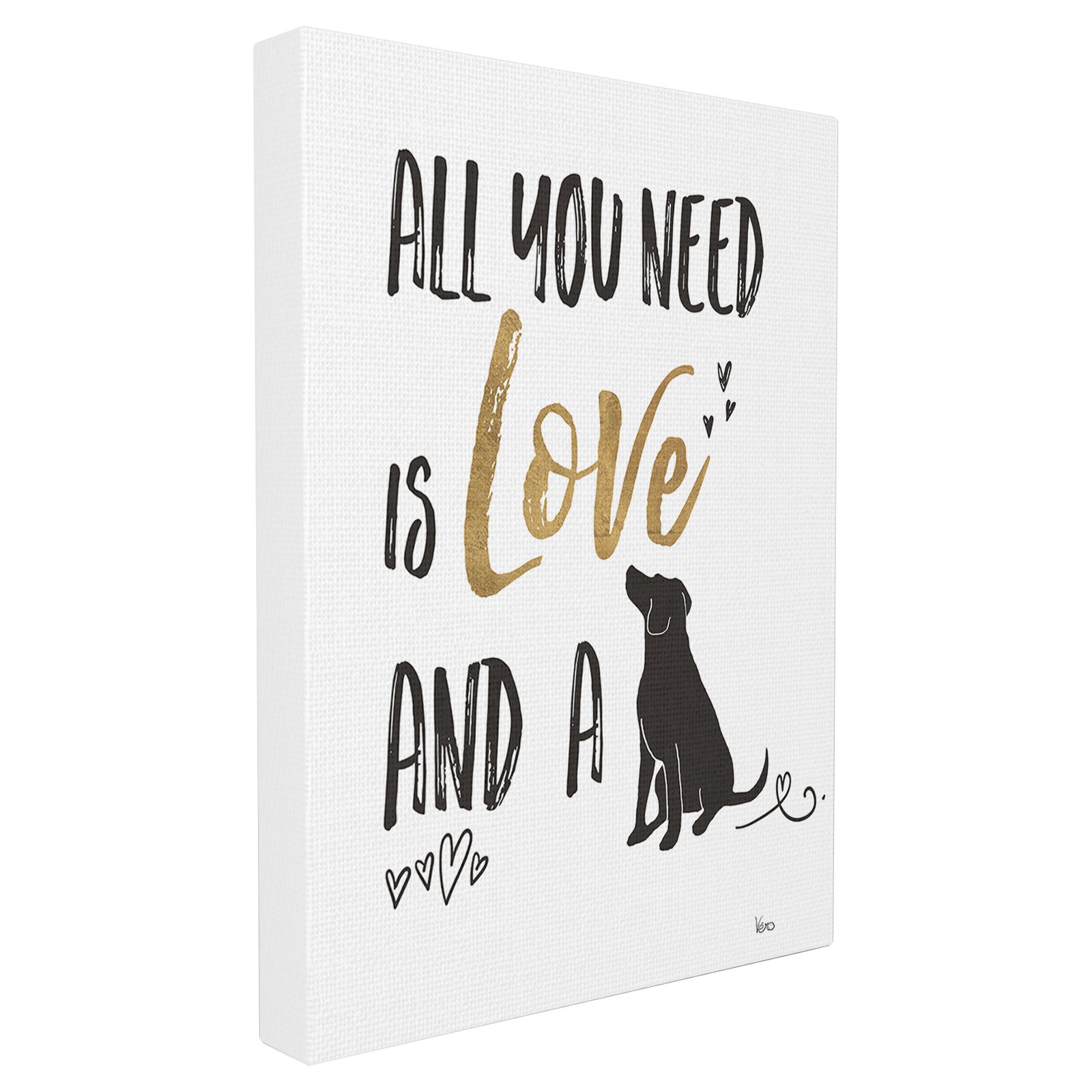 The Stupell Home Decor Collection Dog Lover Typography Wall Art