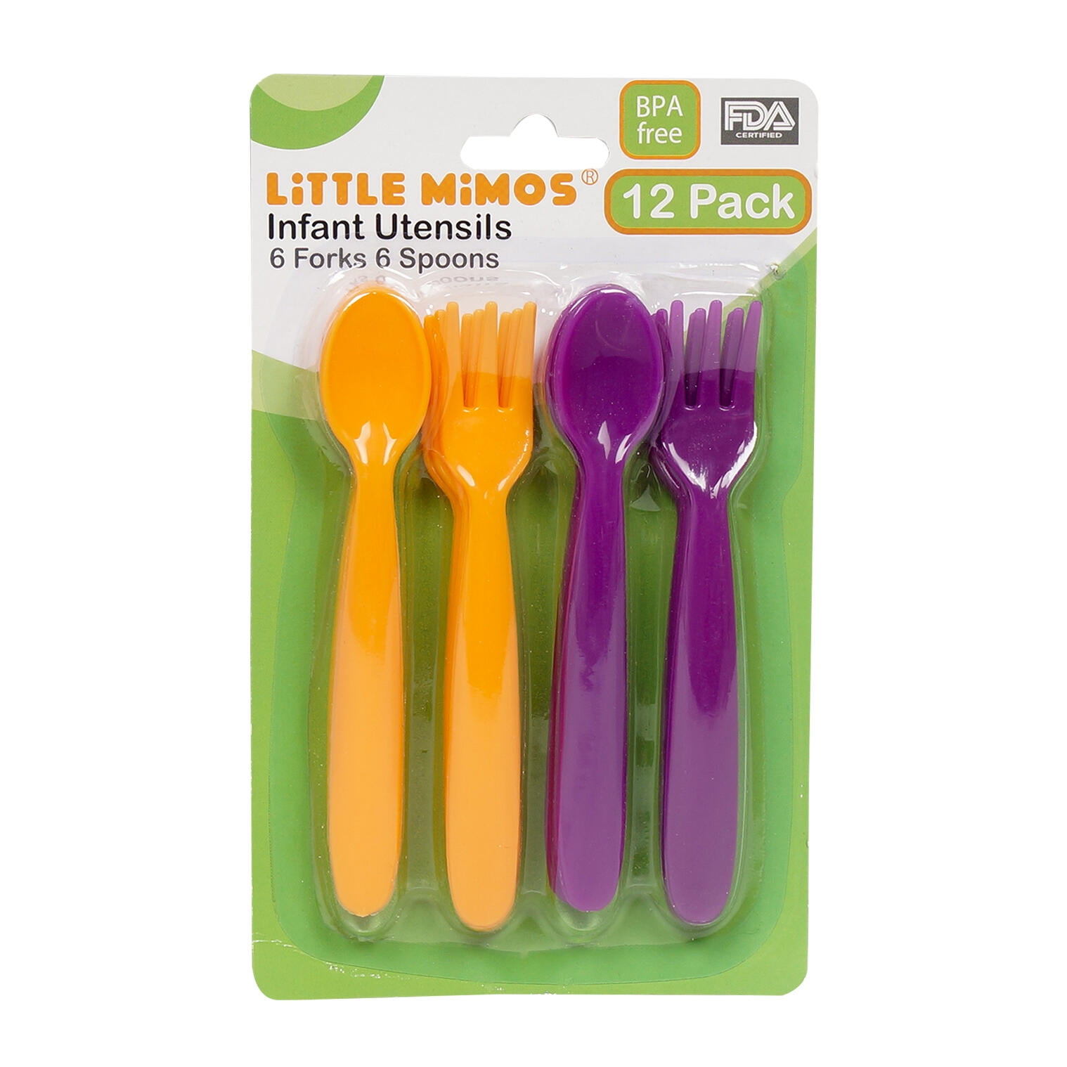 Yrs Creative Tops Little Miss Princess Girls 2 Pce Melamine Cutlery Set Fork & Spoon Age 3 