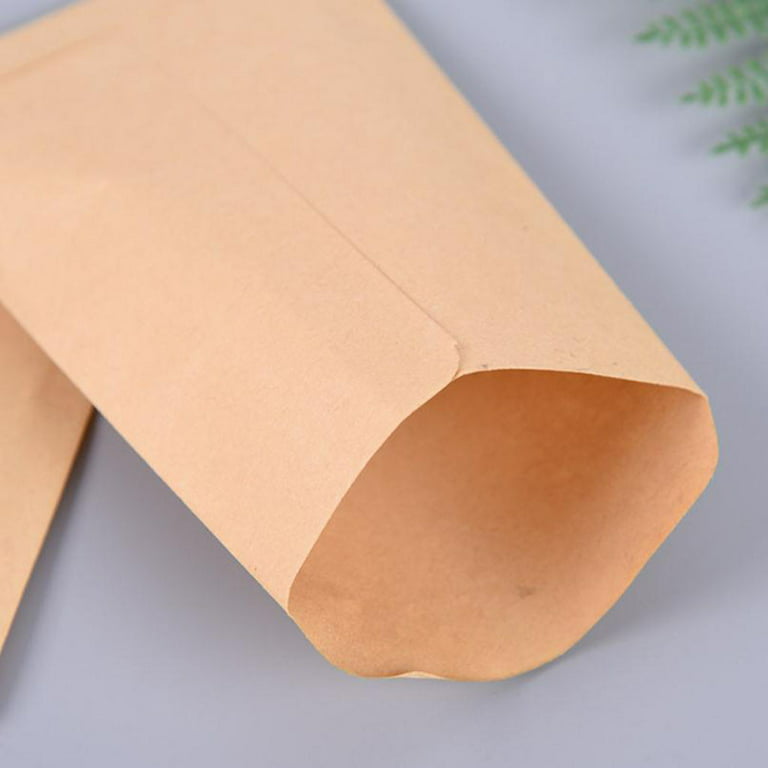 100 Pack Kraft Small Coin Envelopes Self-Adhesive Seed Envelopes Mini Parts
