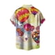 thumbnail image 4 of Summer New Men's Printed Slim Fit Shirt Large Fashion Casual Short Sleeve Shirt MenXL, 4 of 4