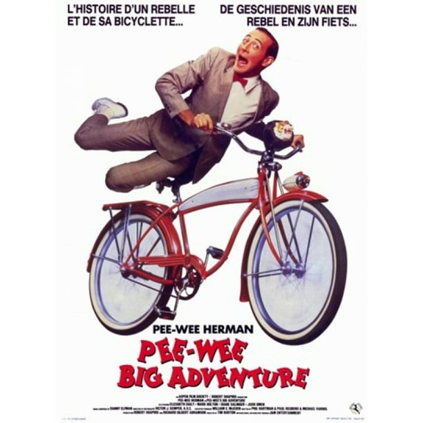 Pee Wees Big Adventure Movie Poster 11 X 17 Walmart Com Walmart Com