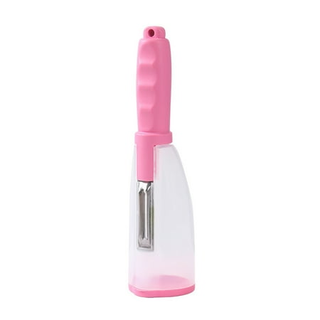 

MATHOWAL Stainless Steel Peeler With Storage Box Kitchen Vegetable Fruit Peeling Knife With Bucket Multifunctional Potato Tools