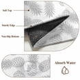 thumbnail image 6 of 5'x8' Area Rugs, Pineapple Indoor Outdoor Area Rug for Living Room Bedroom, Grey Summer Tropical Fruit Minimalist Texture Washable Bathroom Rugs Kitchen Floor Carpet Mats Home Decor Aesthetic, 6 of 8