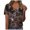 Brown, variant on Womens Summer Tops Boho Womens T Shirts Loose Fit Boho Try Before You Buy Womens Clothing