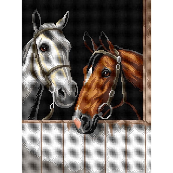 Spick and Span 3091J Needlepoint canvas for halfstitch without yarn