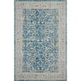 thumbnail image 1 of LR Resources ANTIQ81455BLM2040 Zone de Rêve Bleu Botanique Rug&44; Bleu & Crème, 1 of 1