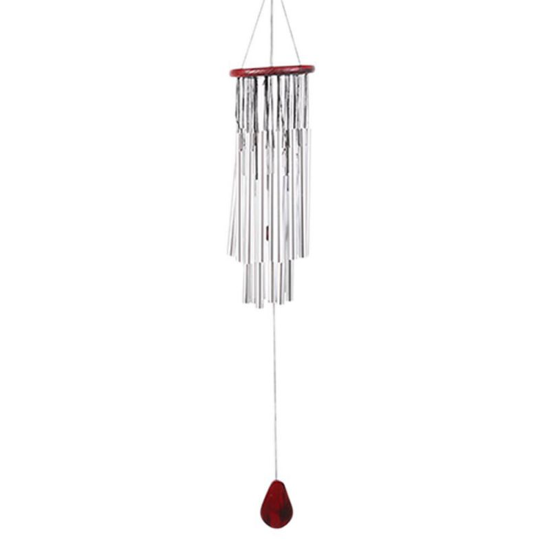 27 Tubes Metal Wind Chimes Tubes Bells Wind Chimes- Garden Wood Windchimes Outdoor Living Garden Yard Decoration Home Decoration Relaxing Wind Chime(24Inch) - image 1 of 8