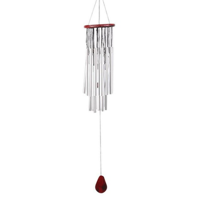 27 Tubes Metal Wind Chimes Tubes Bells Wind Chimes- Garden Wood Windchimes Outdoor Living Garden Yard Decoration Home Decoration Relaxing Wind Chime(24Inch)