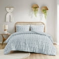 thumbnail image 2 of Intelligent Design 3 Pieces Lucy Adult Clip Jacquard Full/Queen Comforter Sets in Blue, 2 of 9