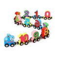 thumbnail image 2 of Juguete educativo Montessori para niños y niñas, juego Stem divertido, número de madera, juego de tren, coche, E65D, 2, 4, 3 años, 2 of 4