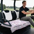thumbnail image 5 of chaqlin Golf Cart Seat Covers with Pockets Warp Knitted Terry Cloth, Compatible with Club Car Golf Cart Sports, for EZGO 2-Seats Club Cars Carts, Golf Ball Pattern, 5 of 8