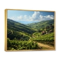 thumbnail image 2 of Designart "Majestic Vineyard Scenery III" Landscapes Floater Framed Wall Art Living Room, 2 of 7