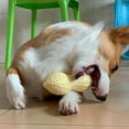 thumbnail image 4 of Mightlink Pet Sounding Toy Wear-resistant Built-in Sound Creative Comfortable Boredom Relief Relieve Stress TPR Peanut Shape Pet Toy for Corgi, 4 of 6