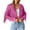 Z001-Hot Pink, variant on Women's Fringe Suede Jackets Leather Long Sleeve Cropped Motorcycle Coats Fall Fashion 2025 Casual Tassel Outfits Z001-Hot Pink L