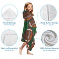 thumbnail image 7 of Football on Field Pattern Hooded Bath Towel，60"x35" for Ages 3 To 12 Kids, Quick Dry Lightweight Soft Microfiber Hood Beach Towel Cover Up for Kids, 7 of 7