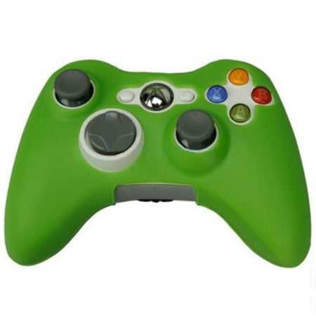 Microsoft Silicone Skin - HDE Xbox 360 Silicone Wireless Controller Skin Protective Rubber Case Cover for Microsoft Xbox 360 Game Pad (Green)