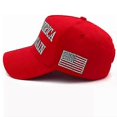 thumbnail image 5 of President Donald Trump 45-47 Hat 2024 Make America Great Again Maga Red Mesh, 5 of 5