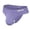Purple, variant on Men's Thong Low Waist Bikini Half Pack Short Shorts, M, Purple