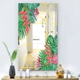 thumbnail image 3 of DESIGN ART Designart 'Efflorescent Gold Pink 13' Glam Mirror - Accent or Vanity Printed Mirror 23.7in.x31.5in., 3 of 5