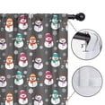 thumbnail image 4 of Blackout Kids Curtains,Gray Christmas Snowman Pattern Childrens Insulated Curtains Set Of 2,Bedroom Essentials,Toddler Room Decor 42"x54", 4 of 5