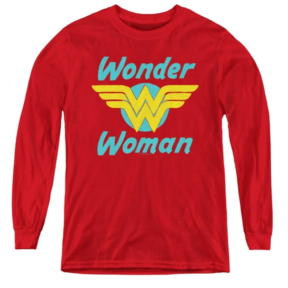 Dc - Wonder Wings - Youth Long Sleeve Shirt - Medium