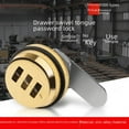 thumbnail image 1 of Cerradura de combinación para cajón, cerradura para cajón de archivador, cerradura eléctrica para buzón, cerradura de lengüeta de aleación de zinc, cerradura de combinación mecánica, 1 of 5