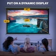 thumbnail image 3 of Kodak Manual Pull Down 100" Retractable Projector Screen, 3 of 9