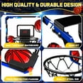 thumbnail image 5 of JoyStone Indoor Basketball Hoop for Kids, Mini Basketball Hoop with Electronic Scoreboard and Sounds, Over The Door Basketball Hoop 3 Balls for Kids & Adults, Blue, 5 of 10