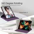thumbnail image 4 of Funda giratoria Fintie para iPad Pro 12.9 6.ª generación 2022, color morado, 4 of 8