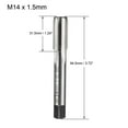 thumbnail image 2 of Unique Bargains Metric Taps M14 x 1.5mm Pitch H2 Right Hand Thread Plug Tap HSS 2Pcs, 2 of 5