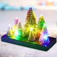 thumbnail image 1 of Mini árboles De Navidad Con Luces De Colores, Adorno De Mesa Para Escritorio Macarena  árboles de nieve, 1 of 8