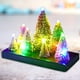 thumbnail image 1 of Mini árboles De Navidad Con Luces De Colores, Adorno De Mesa Para Escritorio Macarena  árboles de nieve, 1 of 8