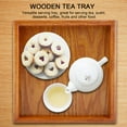 thumbnail image 3 of Serving Tray, Versatile Square Shaped  Tea Plate, For Cafe Shops Foe Restaurant, 3 of 8