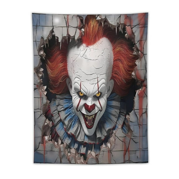 Pennywise Tapestry Wall Hanging, Elegant Wall Hanging Tapestries Wall Art for Bedroom Decor, Outdoor, Parties 30"x40"