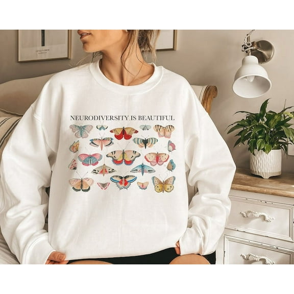 Autism Neurodiversity is beautiful sweatshirt neurodivergent HG