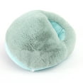 thumbnail image 1 of Labymos Detachable Washable USB Ports Imitation Rabbit Hair Heated Slippers Foot-warmers for Adults Men and, 1 of 8
