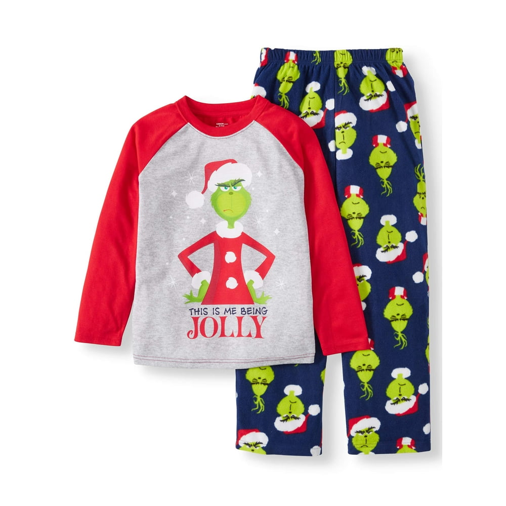 Dr. Seuss' The Grinch Dr. Seuss The Grinch Boy's Christmas Pajamas 2