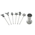 thumbnail image 4 of Christmas Set Of 6 Assorted Cocktail Picks With Holder, 4 of 4