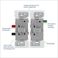 thumbnail image 3 of Interruptor basculante Leviton Lever Edge, 15 amperios, 3 vías, paquete de 10 unidades, blanco, 3 of 7