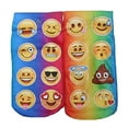 thumbnail image 3 of Emojicon Junior Womens' 2 Pair No Snow Socks - One Size (2 Pairs Faces), 3 of 3
