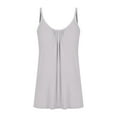 thumbnail image 3 of FAIWAD Women Casual Camisole with Removable Shelf Bra Spaghetti Straps Flowy Lounge Padded Cami Tank Top, 3 of 7