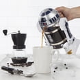 thumbnail image 4 of Mocha Hand-Cranked Coffee Machine Robot Star French Press Coffee Maker Machine,24cm High, 4 of 6