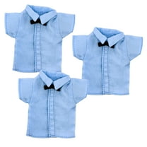 Set of 3 Cloth Classic Referee Shirts for WWE & AEW Wrestling Action Figures