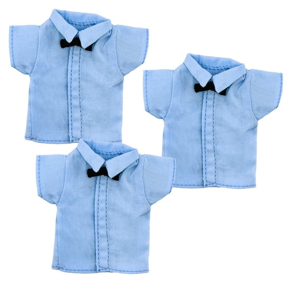 Set of 3 Cloth Classic Referee Shirts for WWE & AEW Wrestling Action Figures