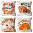 2 Packs by pugehaPillow Case,Fall Thanksgiving Day Sofa Pillow Holiday