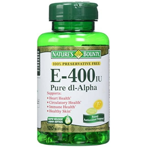 Natures Bounty NB DL-ALPH 400IU SOFTGELS