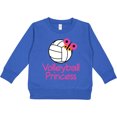 thumbnail image 2 of Inktastic Volleyball Butterfly Princess Toddler Sweatshirt, 2 of 4