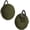 2PCS(Green), variant on Pouch for Men 2 count Black, 1000D Nylon Small Zipper Change Purse with Triangle Buckle, Mini Portable Compact Pocket  Holder for Loose Change