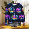 thumbnail image 5 of cocolona Halloween Sweatshirts for Women Fall Long Sleeve Crewneck Shirts Fashion Casual Loose Graphic Tops Hallowee Gifts, 5 of 5