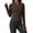 Coffee, variant on Women’s UPF 50+ Lightweight Athletic Jacket – Full Zip Sun Protection Long Sleeve Hiking Shirt with Thumb Holes